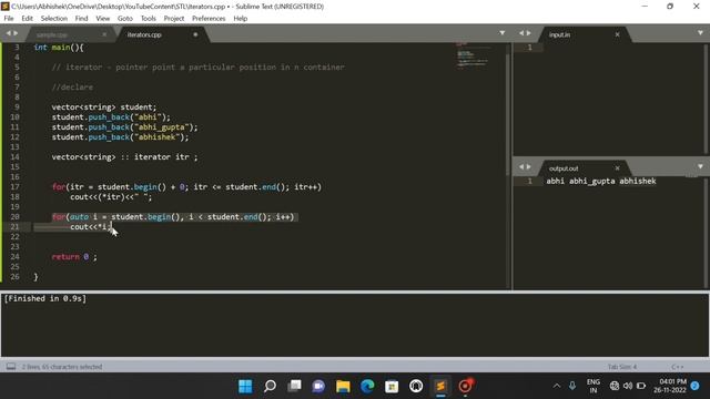 How to write iterators in C++ | STL in C++ | Iterator vs Auto keyword in C++ @IntuitAndCode смотреть онлайн