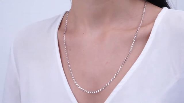 ЦР150А2гР-С888. Цепочка серебряная Ювелирный завод Титан, Ромб одинарный. смотреть онлайн