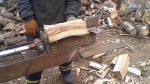 Дровокол на МТЗ 80. Пробна версія, багато чого будемо перероблювати