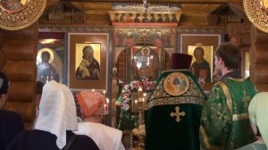 День Святой Троицы тропарь праздника поем в храме все вместе. Сошествие Святого Духа на апостолов.