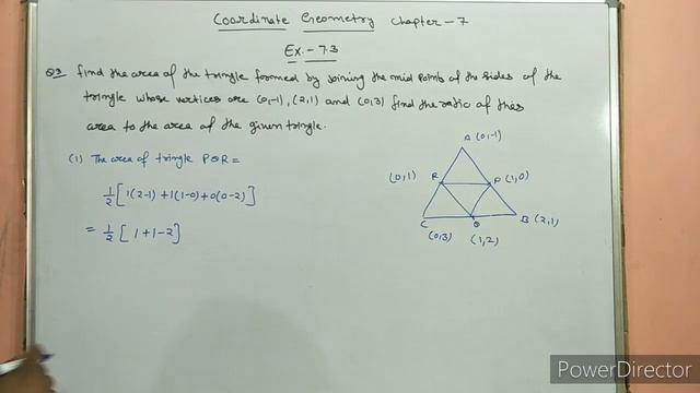 NCERT 10TH MATHS CHAPTER 7 COORDINATE GEOMETRY EX 7.3 kaushik classes смотреть онлайн
