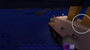 Титаник столкнулся с айсбергом в майнкрафте!