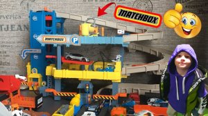 Парковка Matchbox для машинок Hot Wheels. Распаковка