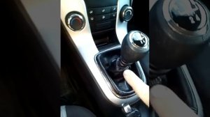 Ручка КПП шевроле Круз после замены (часть 2).
