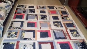 Лоскутное ПОКРЫВАЛО готово, обрабатываю края покрывала.