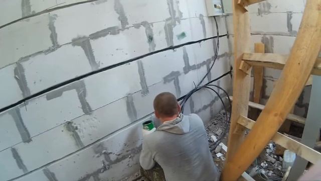 штукатурка стен из газоблоков (подготовка)