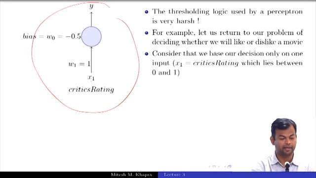 Deep Learning(CS7015): Lec 3.1 Sigmoid Neuron смотреть онлайн