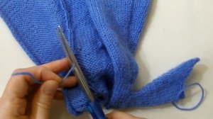 Платье Снегурочки для куклы Барби спицами.ч2.Вязаное платье для Барби.Вязание одежды для кукол.