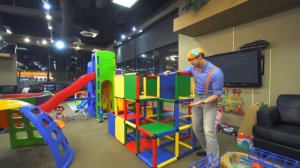 Blippi Learns at the Indoor Playground | Educational Videos for Toddlers