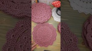 салфетки сервировочные для украшения стола | шнур полиэфирный #салфеткакрючком #сервировкастола