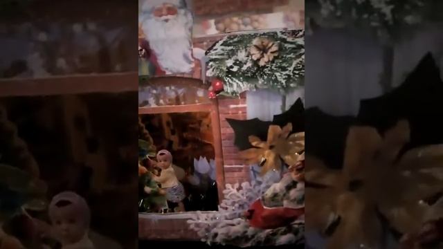 НОВОГОДНИЙ ДОМИК своими руками. Обзор. Картина-туннель 3d. DIY поделки смотреть онлайн