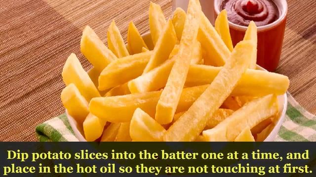 French Fries Recipe - Tasty Homemade French Fries Recipe