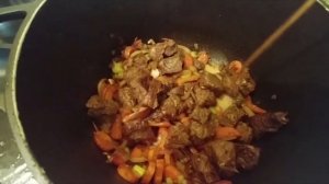 Ирландское рагу из говядины. Irish stew. Классическое блюдо ирландской кухни