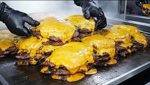 Корейские бургеры ручной работы, от которых сходят с ума даже иностранцы! Видео с бургерами ТОП 6