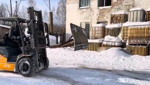 Лопата для вилочного Погрузчика, своими руками.