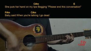 Maneskin - BABY SAID Guitar Chords cover