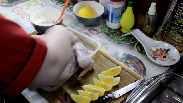 Курица запеченная с лимоном - свежее решение смотреть онлайн