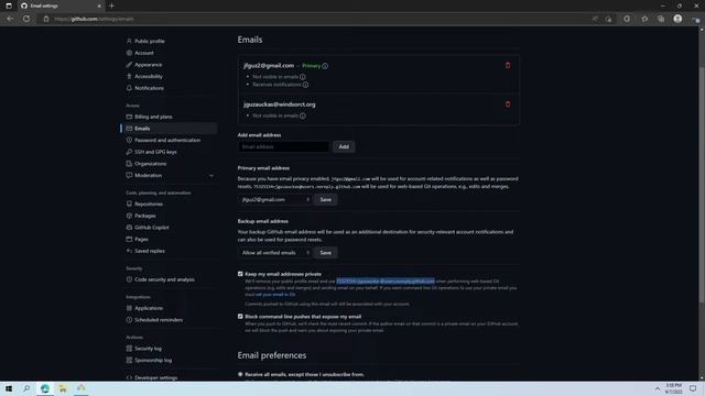 Git/GitHub Setup Tutorial 2 - Setting your local Git email смотреть онлайн