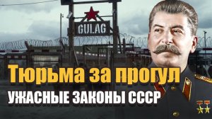 ЖЕСТОКИЕ ЗАКОНЫ СССР