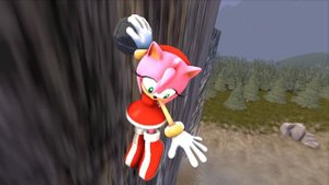 Amy (Sonic) Short Cliffhanging Animation