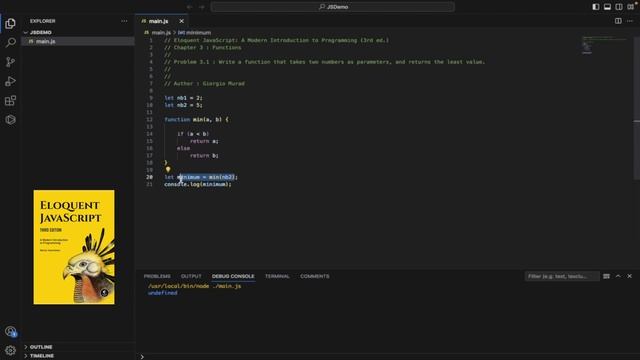 Eloquent JavaScript Problem 3.1
