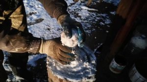 Пермский край завалило снегом? Первый снеговик?