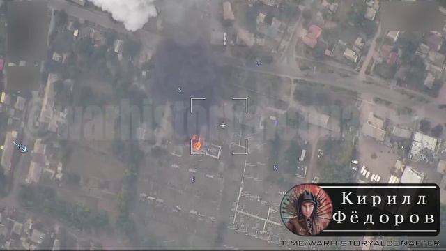 ⚡️ Удар по электроподстанции в Покровске !