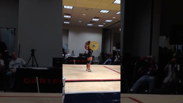 Jocelyn Clean & Jerk 100kg - 2012 National Championships