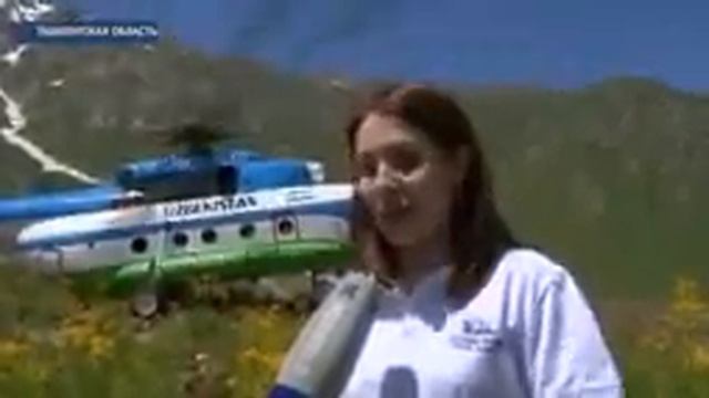 Видео репортаж O'zbekiston 24 о первом гражданском полете на вертолете в Узбекистане смотреть онлайн