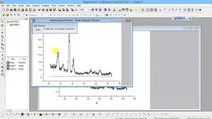Full Width Half Maximum (FWHM) of multiple peaks using Origin