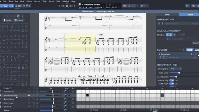 British India - I can make you love me | tabs, sheet music, guitar pro cover смотреть онлайн