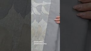 Один из вариантов пошива для штор на подкладке димаут с ручной складкой.