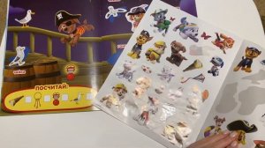 ЩЕНЯЧИЙ ПАТРУЛЬ, Даша клеит наклейки, PawPatrol