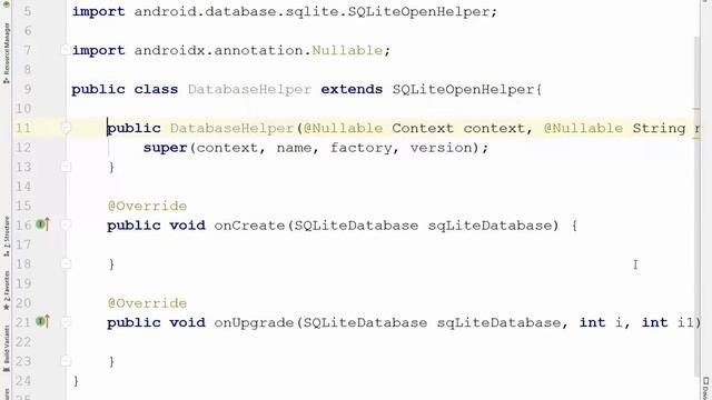 24. Android Tutorial: part 1: SQLite database - create table смотреть онлайн