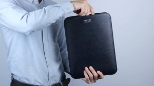 Чехол для MacBook Pro 13.3 синий из натуральной кожи