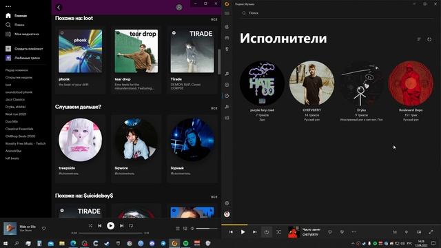 Сравнение Яндекс.Музыки со Spotify