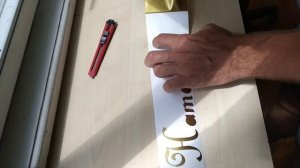 Режущий плоттер Roland camm-1 cm-24. Вырезаем имя.