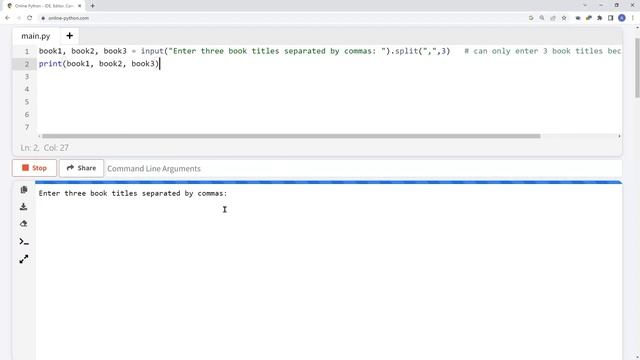 split ( ) Function