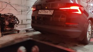 Skoda Kodiaq VR6 звук выхлопа.