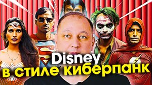 Если бы звезды Голливуда родились в Индии | Персонажи Disney в стиле киберпанк