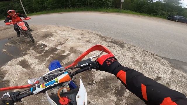 Заело Газ - Питбайк Кайо Сломался Спустя 10 мин / Покатушки на питбайке Бсе и Кайо смотреть онлайн