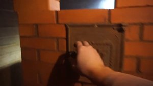 Врезка растопочной маленькой задвижки для банной печи своими руками