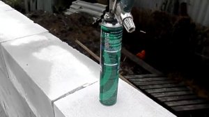 кладка газоблокка на пену цемент