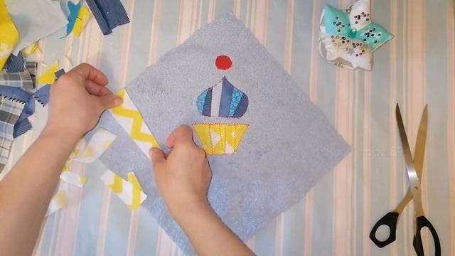 Пэчворк без правил! Новая жизнь старого полотенца✂️Велеленькое кухонное полотенце пооучилось?✂️? смотреть онлайн