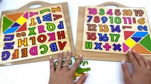 Магнитная доска с цифрами / английским алфавитом. Обзор!