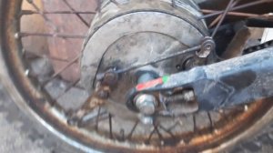 R16 на kayo 125 (ttr 125)колесо с восхода