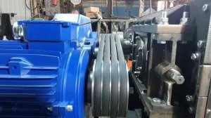 Дробилка валковая - работа без нагрузки