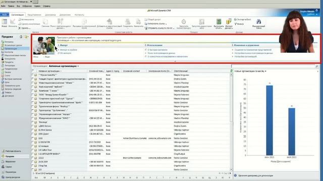 Microsoft Dynamics CRM. Урок 1. Знакомство с интерфейсом