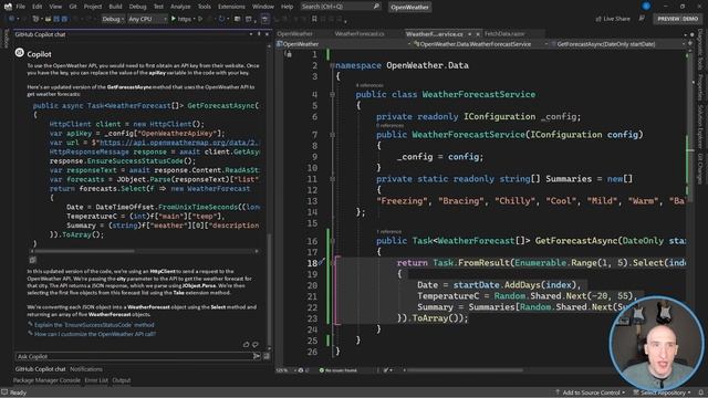 ChatGPT-Like Experience inside Visual Studio!
