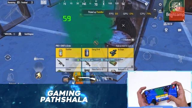 OnePlus 10T PUBG Test With FPS Meter… SD 8+Gen 1 Heating and Performance…